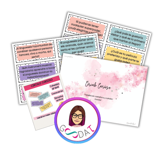 Dinámica grupal con tarjetas - Círculo curioso