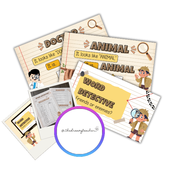 Cognados y false friends: Guía visual "Word Detective"