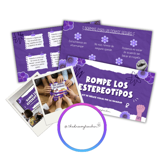 Rompe los Estereotipos: Kit de debate visual para la igualdad en el aula