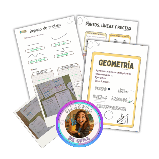 Geometría (rectas, circunferencia, ángulos)