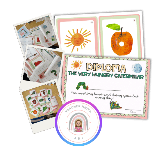 Pack de juegos para The Very hungry caterpillar