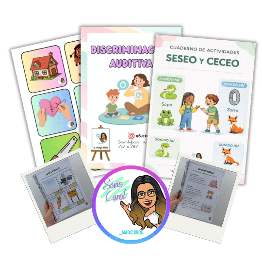 Cuaderno de actividades para trabajar el seseo y el ceceo