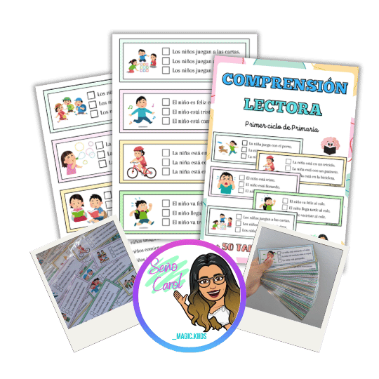 Tarjetas de comprensión lectora