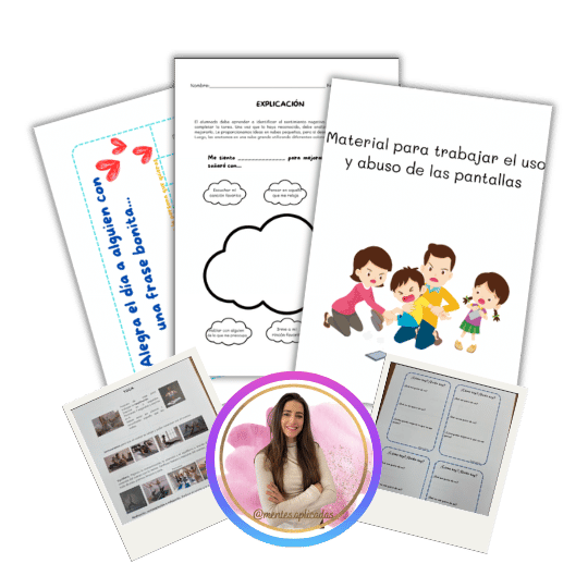 Material para trabajar el uso y abuso de las pantallas