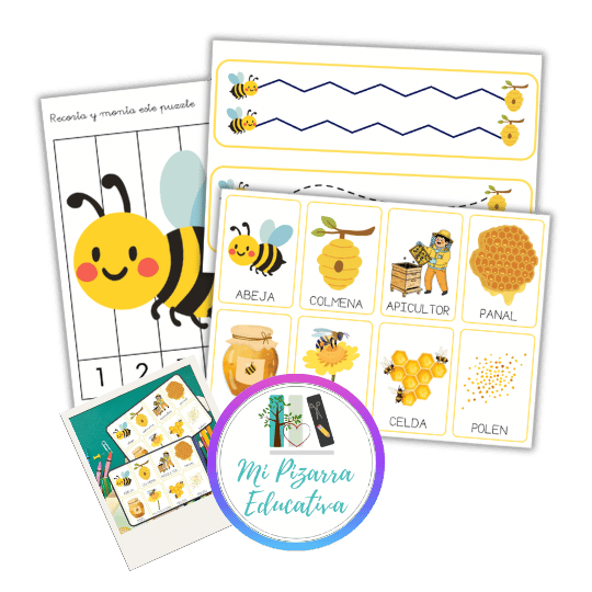Pack las abejas infantil