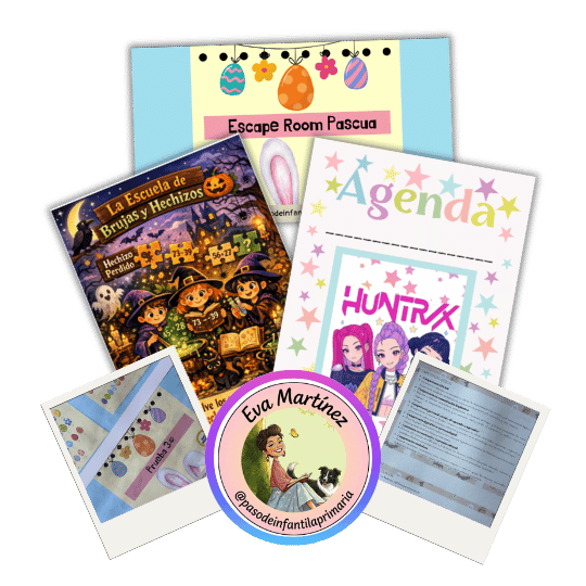 Pack Pascua, Escape Room, Matemáticas, Agenda escolar