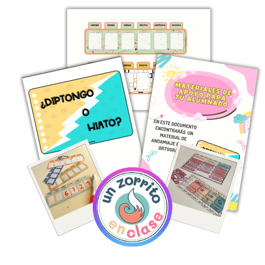 Pack material de apoyo en el aula ortografía y matemáticas