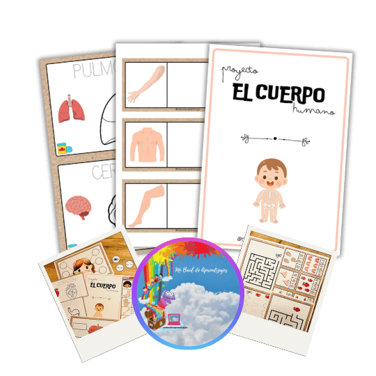 Pack “El cuerpo humano” con más de 10 tipos de propuestas manipulativas y significativas para trabajar por rincones.