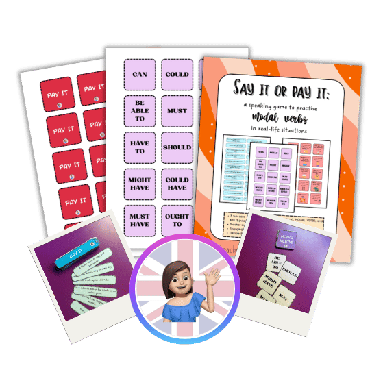 Say it or pay it: a speaking game to practise modal verbs in real-life situations
