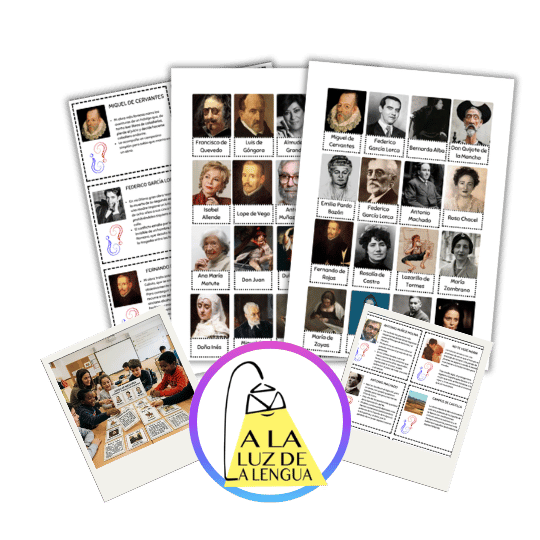 Memory literario, adaptado a tres niveles: inicial, intermedio y difícil