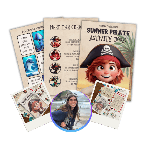¡Al Abordaje! Cuadernillo Pirata Bilingüe (Inglés–Español)