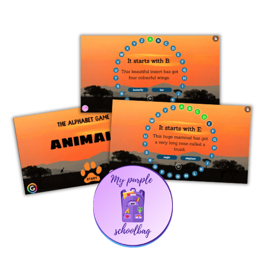 Pasapalabra de animales en inglés A1-A2