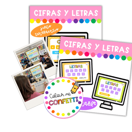 Cifras y letras - Juego interactivo para hacer un brain break