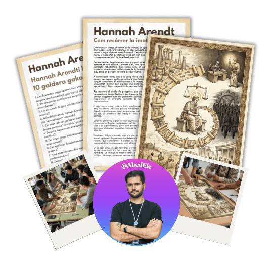 Hannah Arendt Fichas visuales de filosofía
