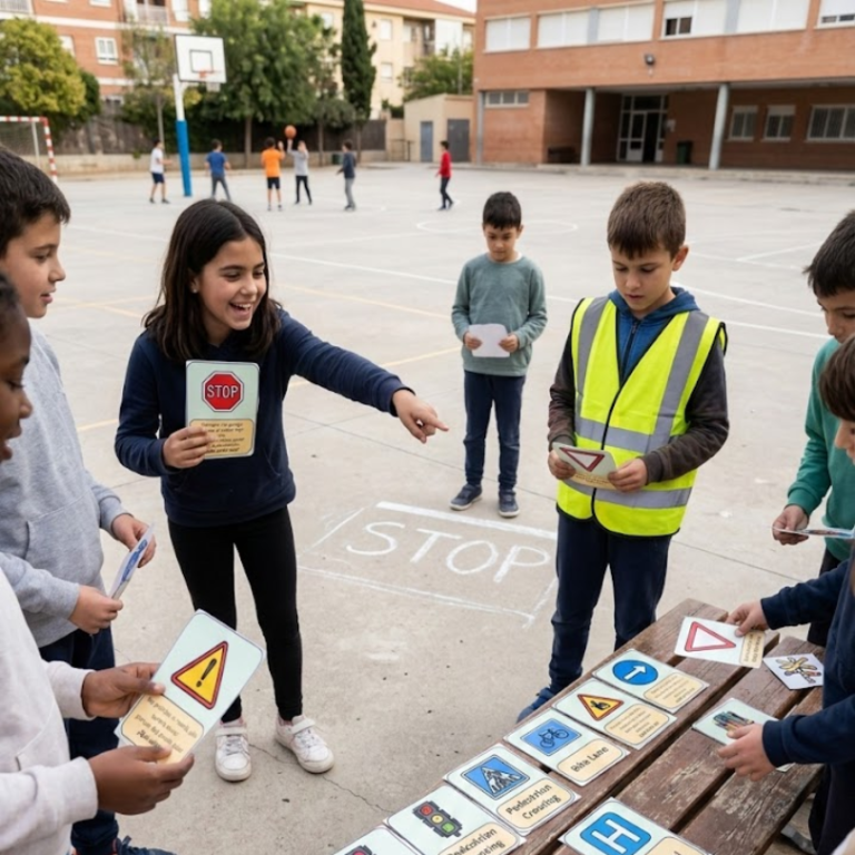 Educación Física en verano: recurso de educación vial para Primaria