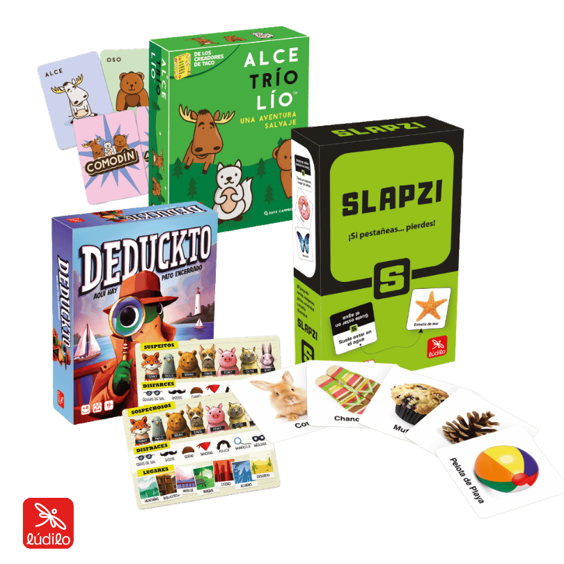 Ludilo Pack 2: Deduckto, Slapzi y Alce, Trío, Lío