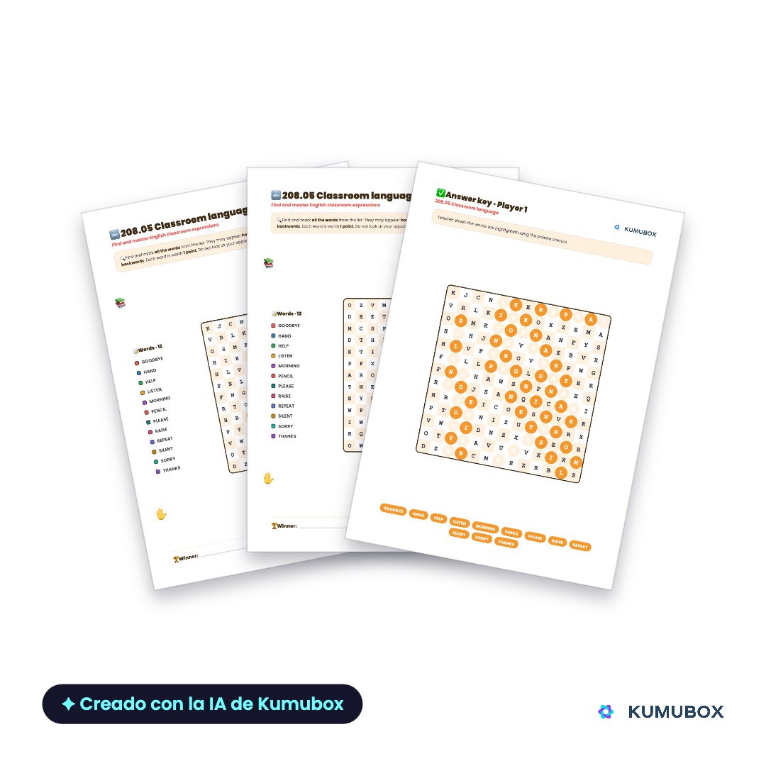 Classroom language