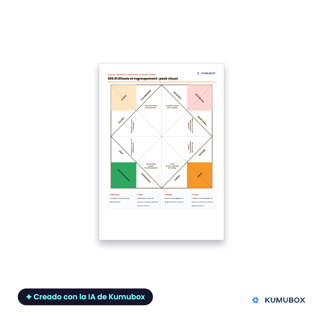 Rutinas y asamblea: pack visual
