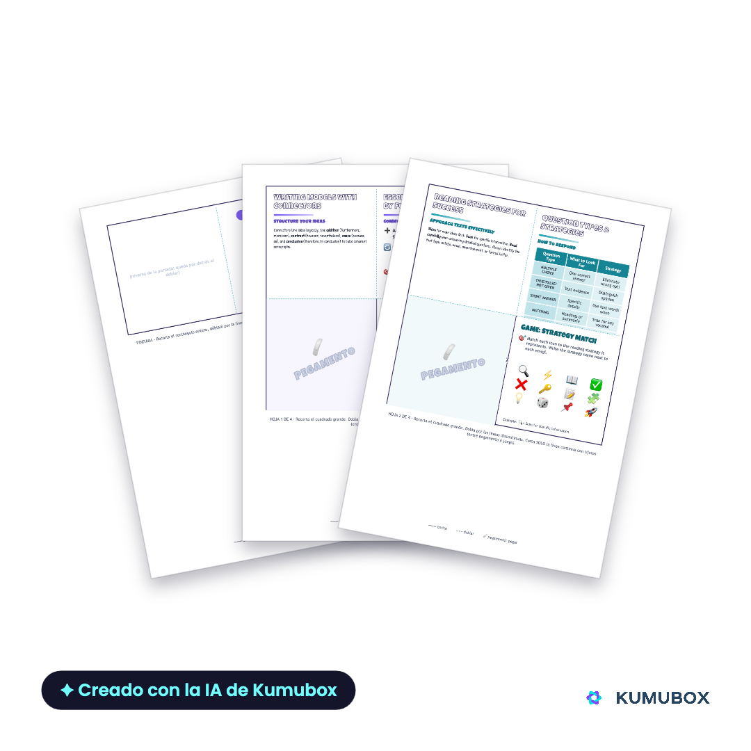 Inglés para la prueba de acceso: writing y reading