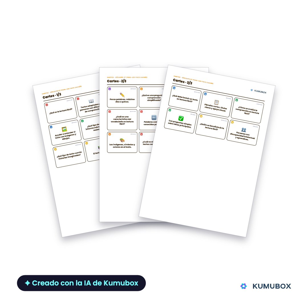 Lectura fácil: textos adaptados