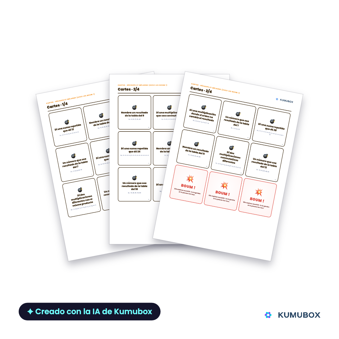 Tablas de multiplicar sin memorizar a ciegas