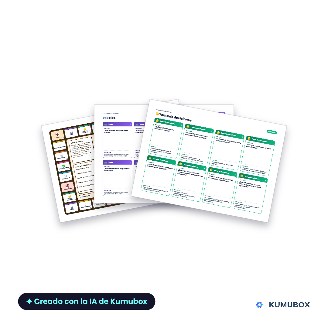 Aprendizaje cooperativo y roles