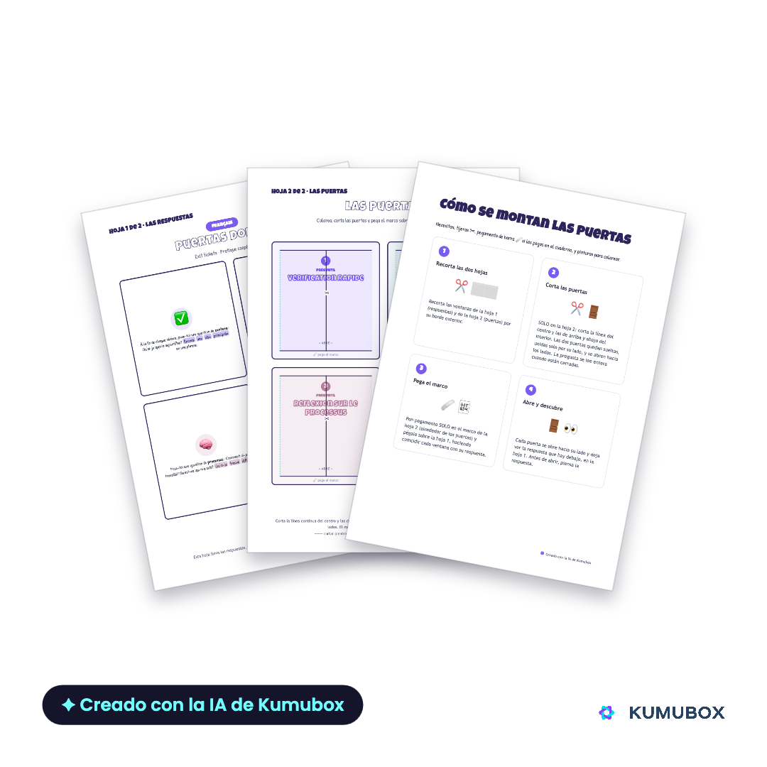 Exit tickets para todas las áreas