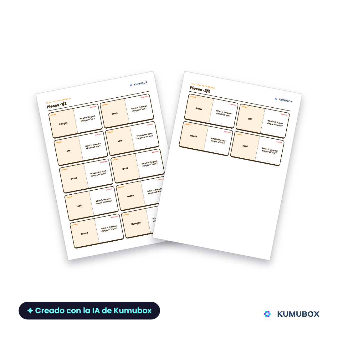 Irregular verbs