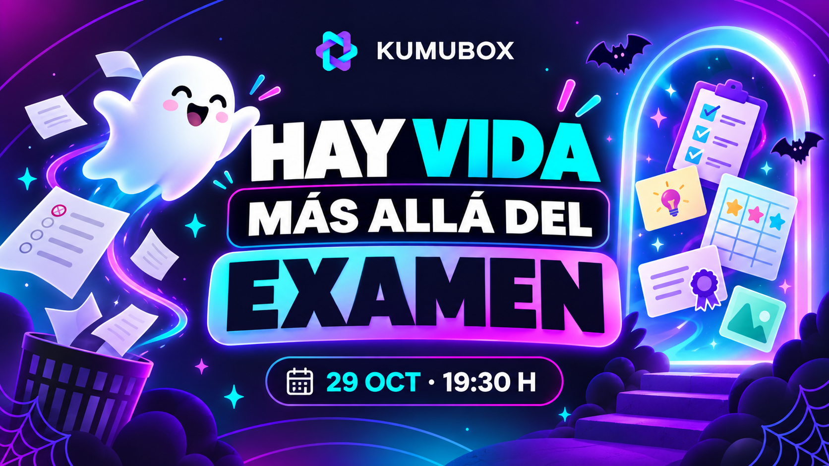 Hay vida más allá del examen, directo gratuito de Kumubox del 29 de octubre